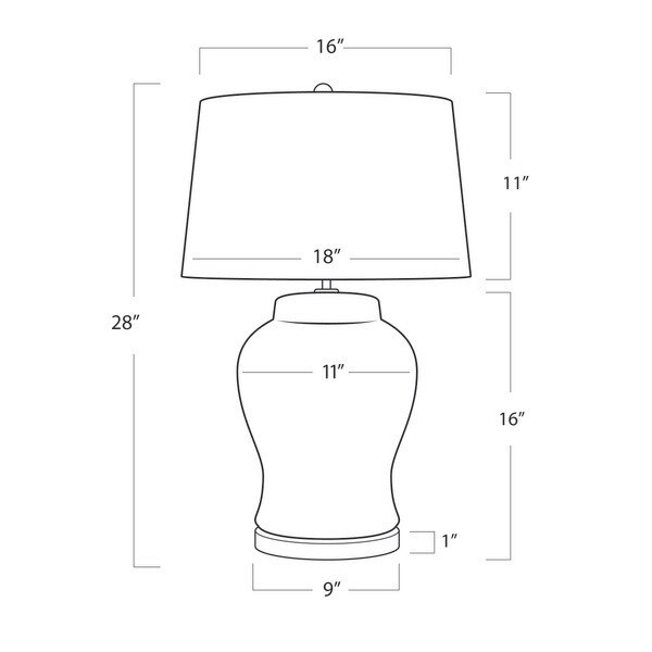 Royal Ceramic Table Lamp